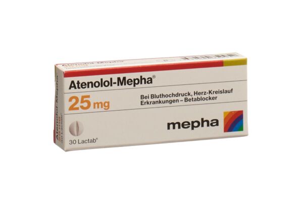 Atenolol-Mepha Lactab 25 mg 30 Stk