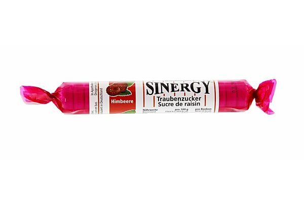 Sinergy sucre de raisin framboise rouleau 40 g