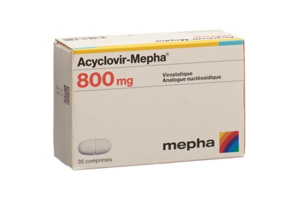 Acyclovir-Mepha Tabl 800 mg 35 Stk