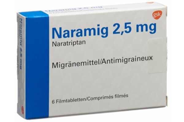 Naramig cpr pell 2.5 mg 6 pce