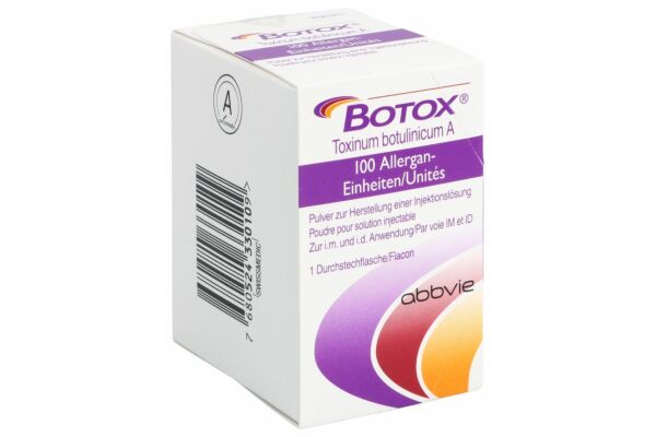 Botox subst sèche 100 U amp