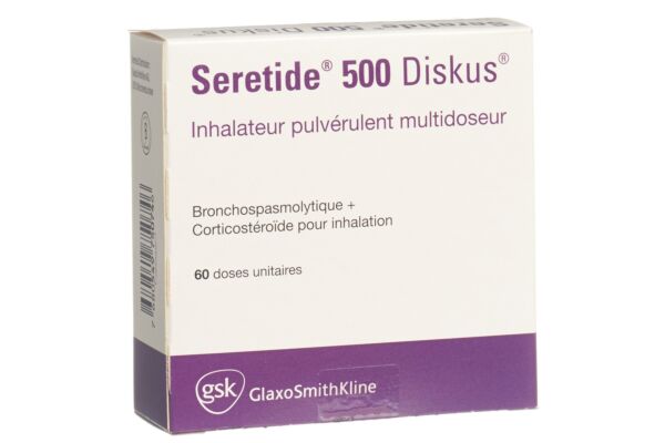 Seretide 500 Diskus pdr inh 60 dos