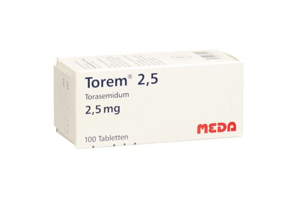 Torem Tabl 2.5 mg 100 Stk