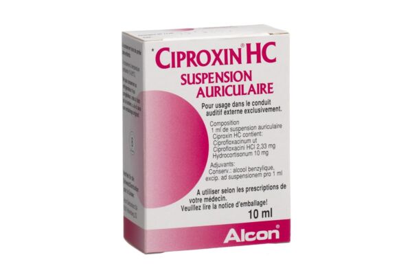 Ciproxin HC susp auric fl 10 ml