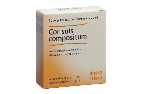 Cor suis compositum Heel Inj Lös 10 Amp 2.2 ml