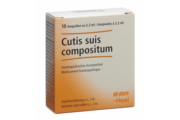 Cutis suis compositum Heel Inj Lös 10 Amp 2.2 ml