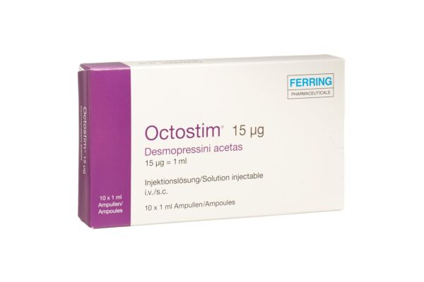 Octostim Inj Lös 15 mcg/ml 10 Fl 1 ml