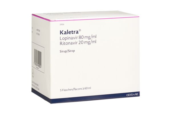 Kaletra sirop 80mg/20mg/ml 5 fl 60 ml