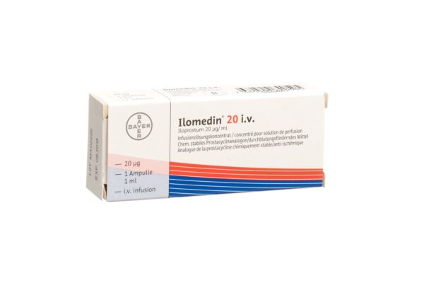 Ilomedin conc perf 20 mcg/ml i.v. amp 1 ml