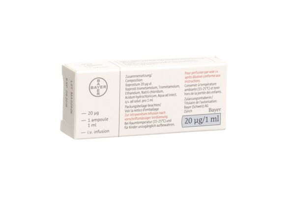 Ilomedin Inf Konz 20 mcg/ml i.v. Amp 1 ml