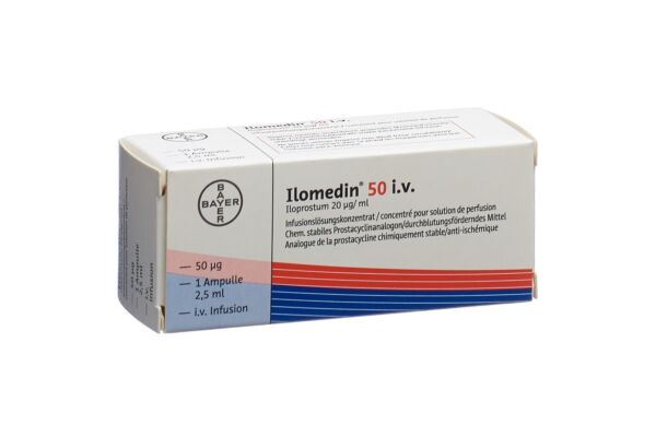 Ilomedin Inf Konz 50 mcg/2.5ml i.v. Amp 2.5 ml