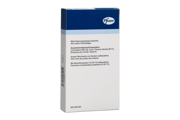 Zyvoxid cpr pell 600 mg 10 pce