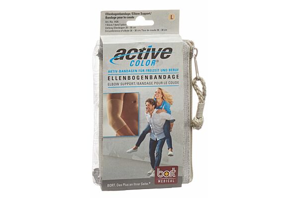 Bort ActiveColor Ellenbogenbandage M -28cm beige