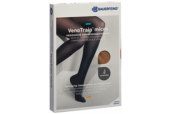 VENOTRAIN MICRO A-G KKL2 XL normal/long geschlossene Fussspitze creme Haftband Spitze 1 Paar