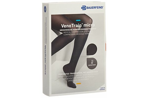 VENOTRAIN MICRO A-TU CCL2 XL normale/long pied fermé noir