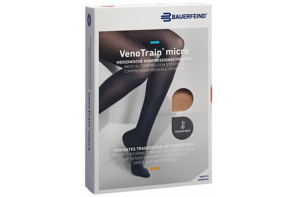 VENOTRAIN MICRO A-T CCL2 M plus/long pied fermé crème