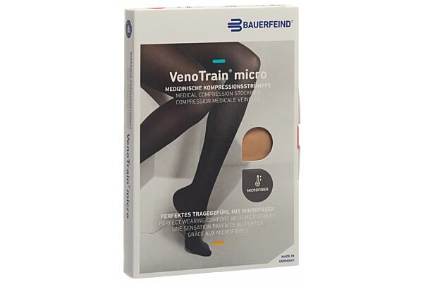 VENOTRAIN MICRO A-D KKL2 XL normal/short geschlossene Fussspitze creme 1 Paar