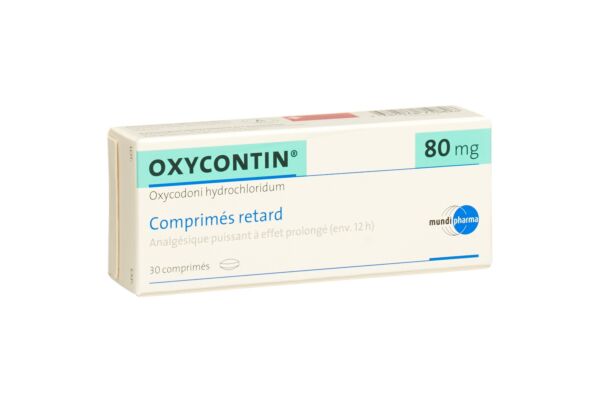 Oxycontin cpr ret 80 mg 30 pce