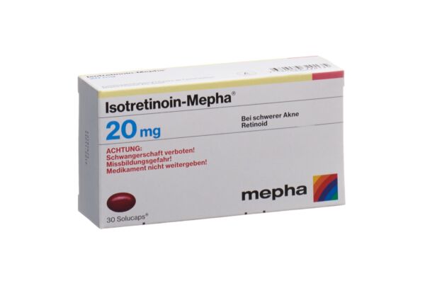 Isotretinoin-Mepha Weichkaps 20 mg 30 Stk