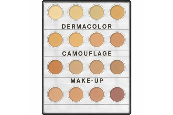 Dermacolor Mini Palette D4 mit 16 Farben