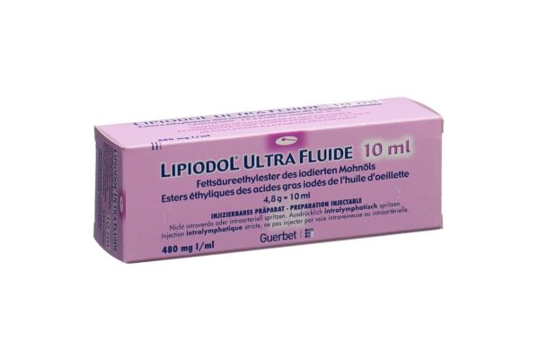 Lipiodol Ultra-fluide sol inj 4.8 g/10ml amp 10 ml