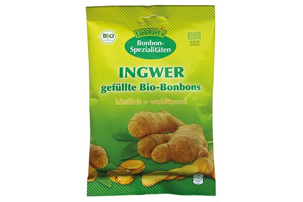 Liebharts bonbons gingembre bio 18 sach 100 g