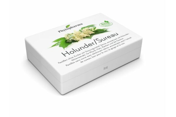 Phytopharma Holunderblüten Pastillen 40 Stk