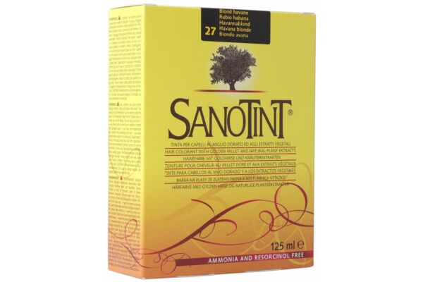 Sanotint teinture cheveux 27 blond havane