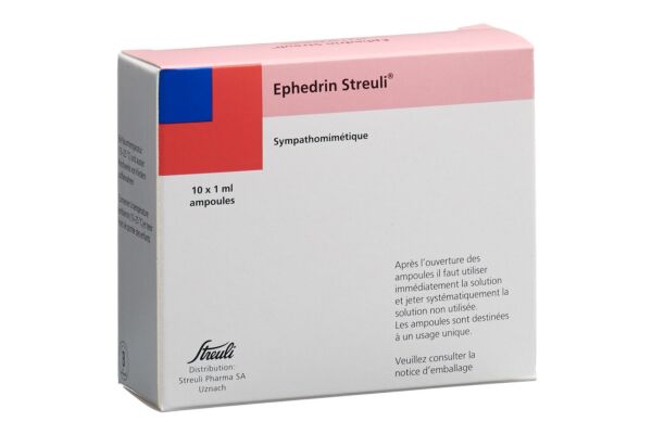 Ephedrin Streuli sol inj 50 mg/ml 10 amp 1 ml