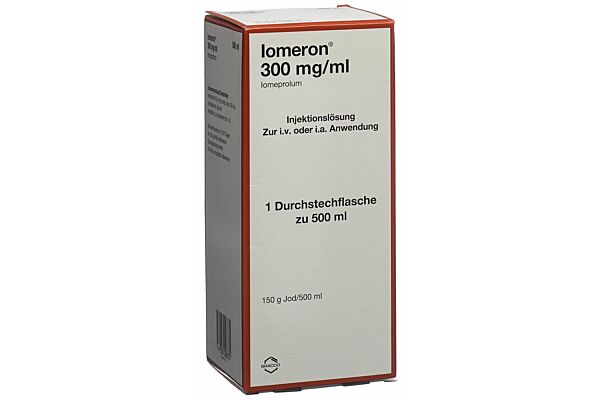 Iomeron sol inj 300 mg/ml 500ml fl