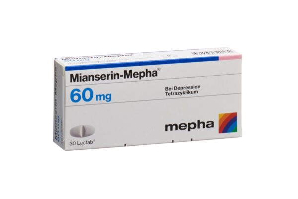 Mianserin-Mepha Lactab 60 mg 30 pce