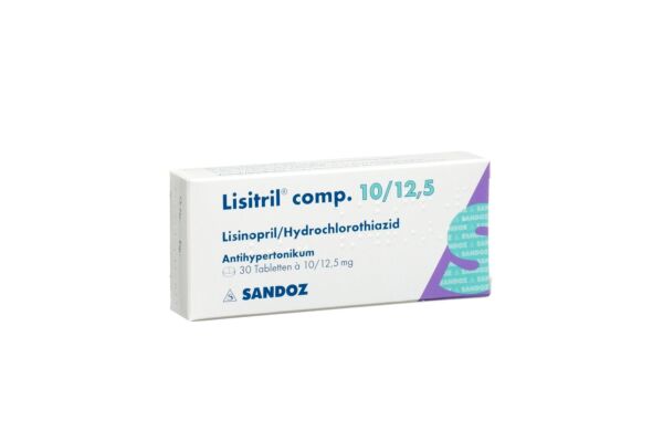 Lisitril comp. cpr 10/12.5 mg 30 pce