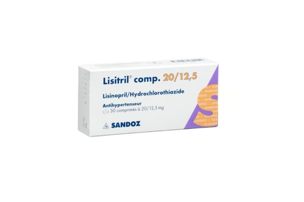 Lisitril comp. Tabl 20/12.5 mg 30 Stk