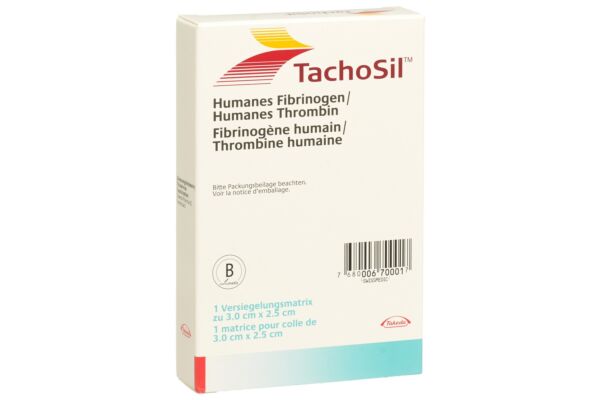 TachoSil matrice de scellage 3x2.5cm