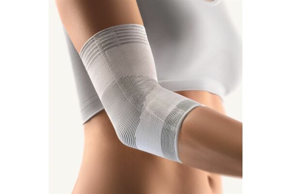 Bort bandage coude deux tensions XL -32cm gri argenté