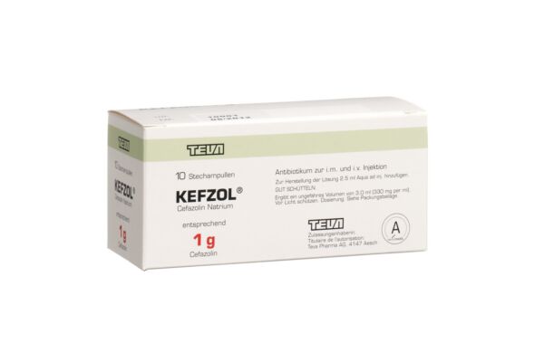 Kefzol Trockensub 1 g Durchstf 10 Stk