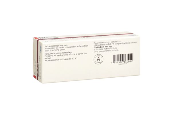 Tarceva cpr pell 150 mg 30 pce