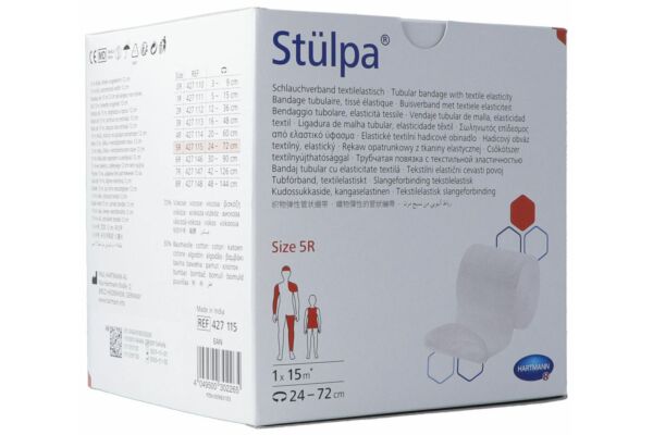 Stülpa bandage tubulaire 12cmx15m Gr5R rouleau