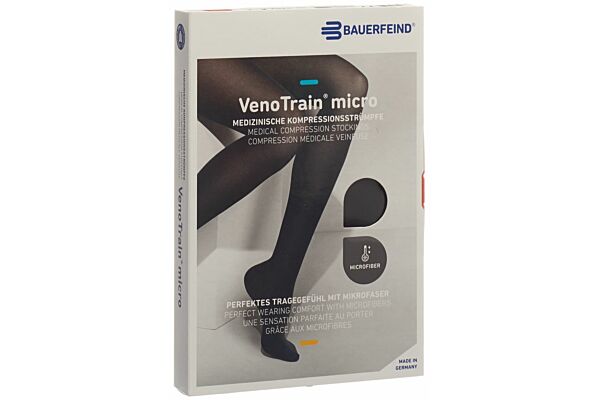 VENOTRAIN MICRO A-D CCL2 S plus/long pied ouvert noir 1 paire