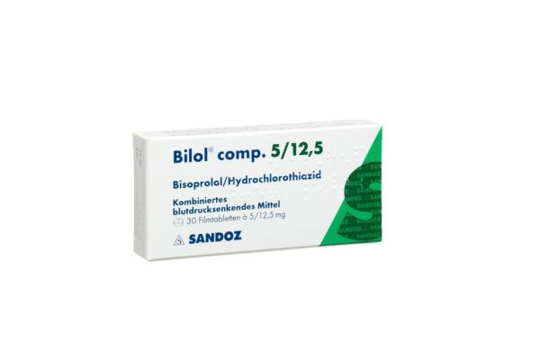 Bilol comp. cpr pell 5/12.5 mg 30 pce