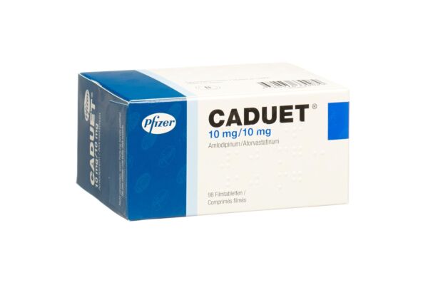 Caduet cpr pell 10mg/10mg 98 pce