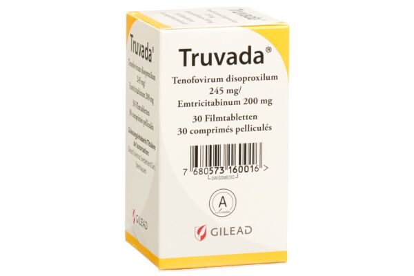 Truvada Filmtabl 245mg/200mg Ds 30 Stk