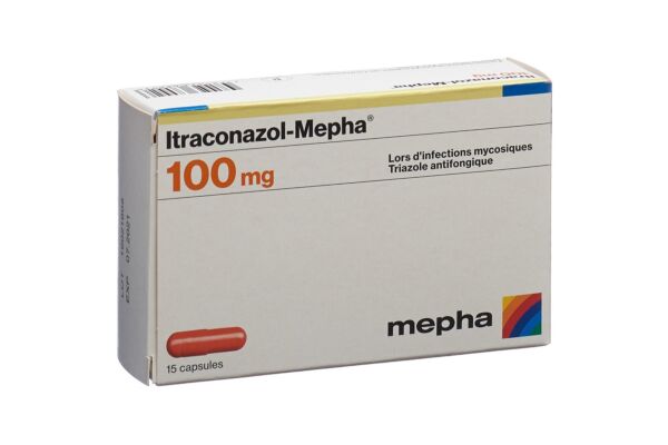 Itraconazol-Mepha caps 100 mg 15 pce