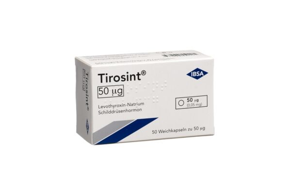 Tirosint caps moll 50 mcg 50 pce