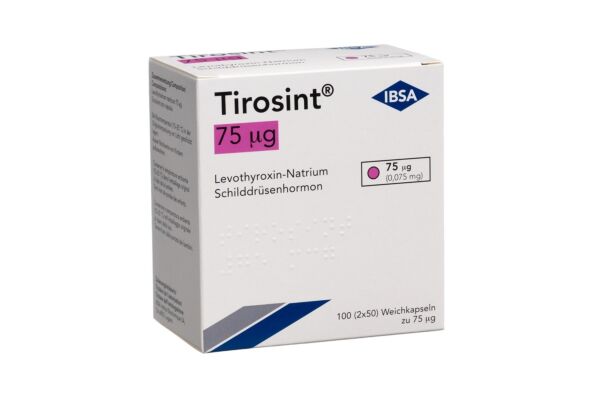 Tirosint Weichkaps 75 mcg 100 Stk