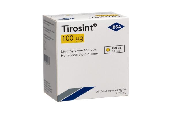 Tirosint caps moll 100 mcg 100 pce