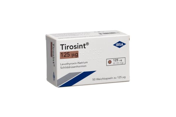 Tirosint caps moll 125 mcg 50 pce