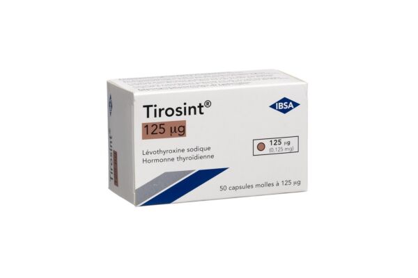 Tirosint caps moll 125 mcg 50 pce