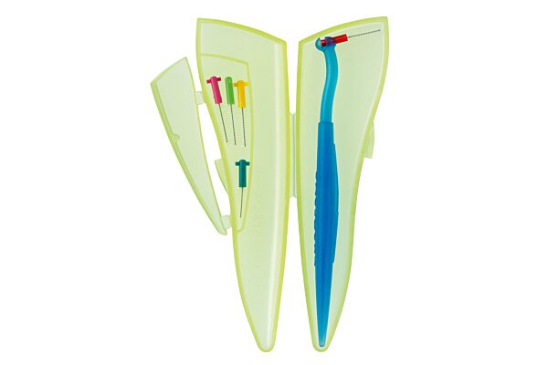 Curaprox CPS 457 Pocket Set Halter+4 Interdentalbürsten