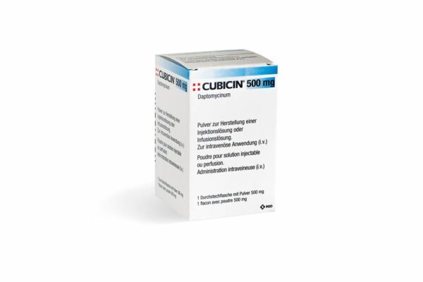 Cubicin Trockensub 500 mg Durchstf